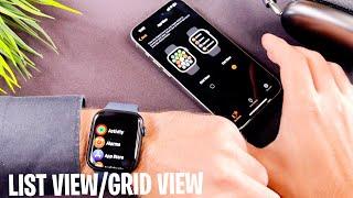 How To Switch To List View Or Grid View On Apple Watch Series 9