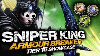 THE SNIPER KING - Beginner Friendly - T15 Map Showcase & Endgame Build Update