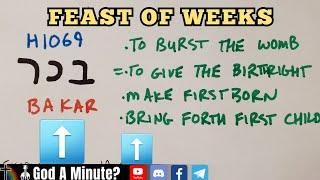 When Is The Feast Of Weeks? Shavuot? When Is The Child Born? Rapture Soon