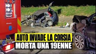 AUTO INVADE IMPROVVISAMENTE LA CORSIA: MORTA UNA RAGAZZA DI 19 ANNI A MASERÀ