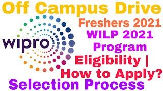 Wipro Off Campus Drive | Wipro Wilp Program 2021 | Hiring for Freshers | How to Apply? |Job at Wipro