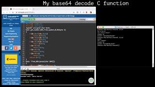 Decode function for BASE-64 in C program language