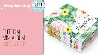 Scrapbooking Tutorial Mini album | video