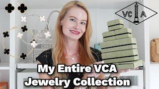 My Entire VCA Jewelry Collection 2023  || Pros & Cons, Try Ons