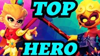 ARCHERO: TOP 1 HEROES IN THE GAME! WUKONG BEST HERO! FIRST S-GRADE HEROES!