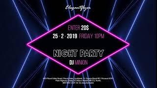 Illumination Night Party - Animated Flyer + Instagram Template Photoshop + Facebook Event