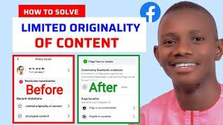 How To Solve Limited Originality of Content on Facebook (Easy & Fast)
