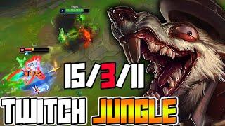 BEST JUNGLER IS ADC (TWITCH JUNGLE IS OP)