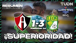 Resumen y goles | Atlas 1-3 León | Torneo Guard1anes 2021 BBVA MX J14 | TUDN