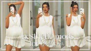 20+ Mods, Custom Content, And Overrides For Aesthetic Gameplay in The Sims 4 | Bougie + Luxury