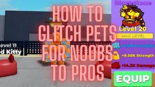 HOW TO GLITCH PETS FOR NOOBS TO PROS! (Muscle Legends)