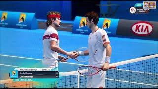 GRAND SLAM TENNIS 2 EA SPORTS FADES & FANTASY CLASSICS SUPERSTAR LEVEL Andy Murray VS John McEnroe 4