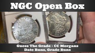 NGC Open Box - Guess The Grade - CC (& Other) Morgans Dollars -Date Runs, Grade Runs