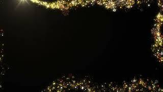 Video Frame Christmas Particles Decor Overlay 4K