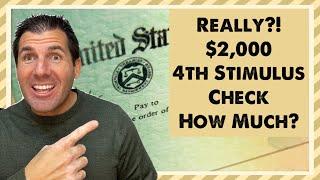 Really?! $2,000 4th Stimulus Check in 2024 - Low Income, Social Security, SSDI, SSI - How Much?!