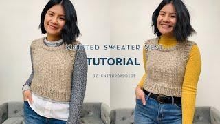 How to Knit a Sweater Vest | Free Knitting Pattern