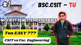 What it's like to be a CSIT Student ? Ep.1 | First Semester Experience