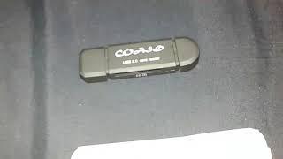 Coasd SD Card Reader for phone or computer overview