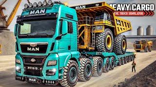 MAN Schwerlasttransport in den Serpentinen - HEAVY CARGO der SCHWERLAST TRANSPORT TRUCK SIMULATOR #3