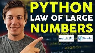 Python Law of Large Numbers (Numpy)