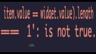 How fix flutter error  item value == widget value length == 1' is not true | DropdownButton