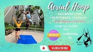 Aerial Hoop beginner lyra performance |The Aerial Besties | Episode: #14