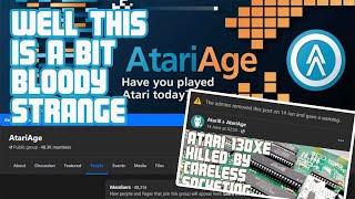 AtariAge on Facebook: videos removed, warnings received