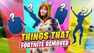 7 INCREDIBLE ITEMS You NEVER REALISED Fortnite REMOVED!