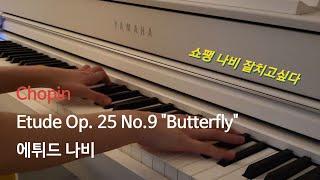 Chopin Etude Op. 25 No.9 "Butterfly" | 쇼팽 에튀드 나비 | 취미피아노