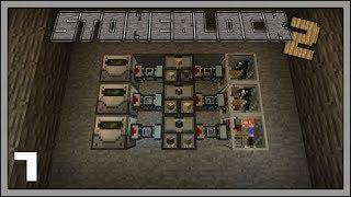 Stoneblock 2 - EP7 - Auto Sieves Setup - Modded Minecraft 1.12.2