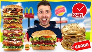 1 DAG ALLEEN MAAR HAMBURGERS ETEN! *Experiment & Challenge*