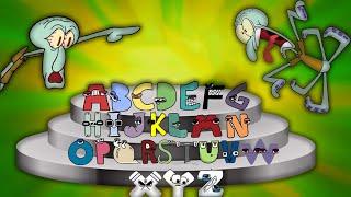 Squidward kicks out Dr Livesey Walk FULL Alphabet Lore trying to get a pizza from SpongeBob Part 1