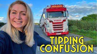 Confusion about where to tip my load | last minute loading at closing time | good days trucking