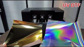 Golden film, laser film, ordinary film. UV AB DTF film.