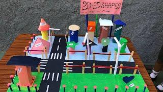 MATHS PROJECT-2D,3D shapes