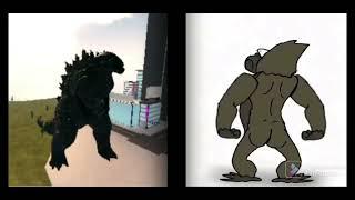 GODZILLA vs MONKEY Part 1! but its Kaiju Universe