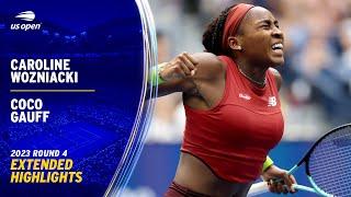 Caroline Wozniacki vs. Coco Gauff Extended Highlights | 2023 US Open Round 4