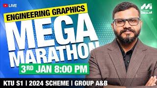 S1 KTU| GRAPHICS | PART 1| Group A & B | MEGA MARATHON LIVE | 2024 Schme