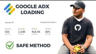 GOOGLE ADX LOADING METHOD FREE !!  SAFE METHOD !!  NO INVALID DEDUCTION !! #bloggeradsense #blogger