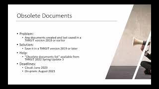 How to handle Obsolete Documents (documents prior to TARGIT 2019)