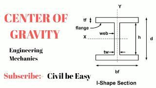 center of gravity of l section || ENGINEERING MECHANICS