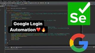 GOOGLE LOGIN AUTOMATION USING SELENIUM - JAVA @instinctCoderr  #java #selenium #google #coding