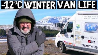 CRAZY 24 HOURS OF WINTER VAN LIFE IN YELLOWSTONE