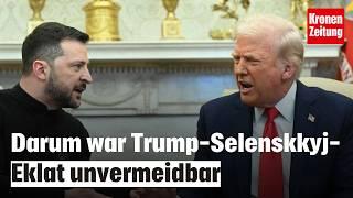 Gesichtsleser erklärt: Darum war Trump-Selenskyj-Eklat unvermeidbar | krone.tv NEWS