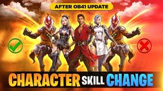 OB41 UPDATE CHARACTER SKILL CHANGE (REWORK) // WUKONG SKILL ADJUST // FREE FIRE ADVANCE SERVER