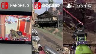 Apex Legends l Nintendo Switch Handheld vs Docked vs PS4 PRO Graphics & FPS & Gameplay Comparison