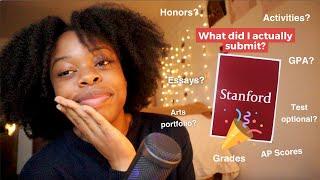 Reading my Stanford Application *how I got in* | GPA , Grades , AP Scores ,