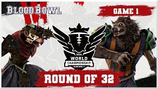 Blood Bowl 3 - World Champs '24 - Round of 32 - Nabolo vs Diomed Game 1 (Official Cast)