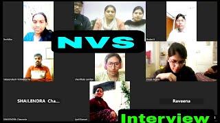 NVS Interview video l JNVs teacher interview l TGT & PGT l Manoj Sharma PD Classes