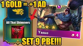 YASUO 3-STAR IN SET 9 PBE!!! | Teamfight Tactics Set 9 PBE